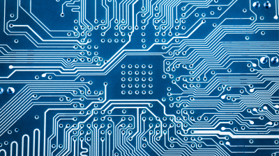 Blue Digital Circuit Board